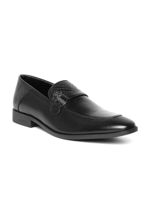 

Blackberrys Men Black Leather Semiformal Slip-Ons