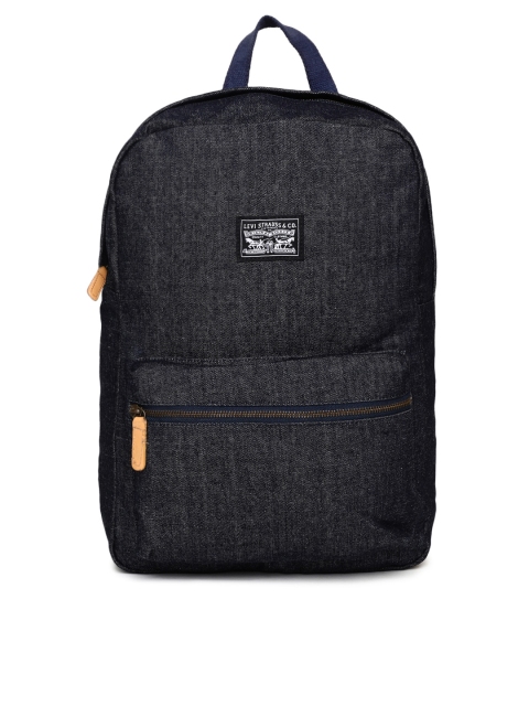 

Levis Men Dark Blue Solid Backpack