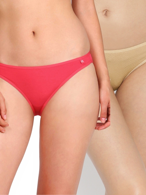 

Jockey Women Pack of 2 Bikini Briefs, Coral