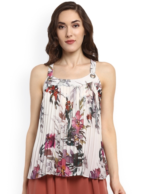

Kazo Women Off-White Printed Top