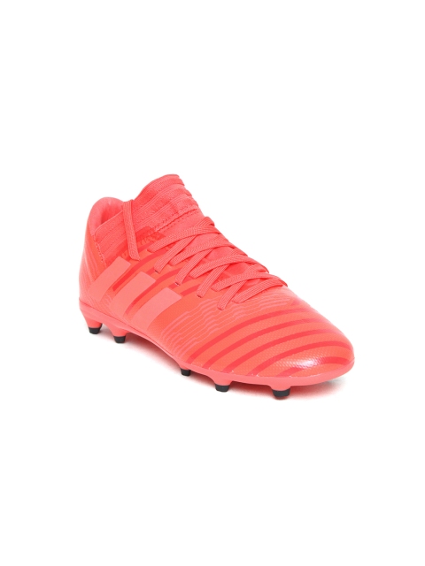 

ADIDAS Boys Coral Orange NEMEZIZ 17.3 FG Patterned Football Shoes