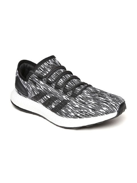 

ADIDAS Men Black & White Pureboost Running Shoes