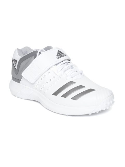 

ADIDAS Men White & Grey Adipower Vector Cricket Shoes