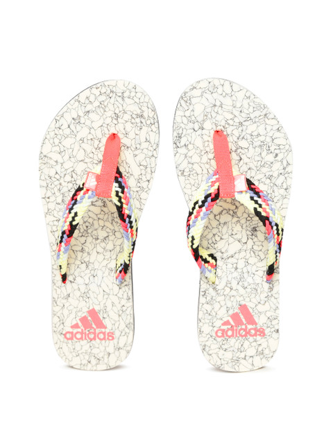 

ADIDAS Women Multicoloured BEACH CORK Self Design Thong Flip-Flops, Multi
