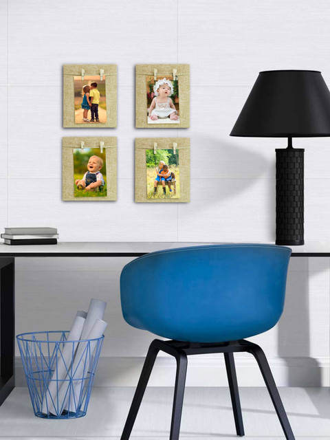 

Story@Home Set of 4 Beige Wall Mount Photo Frames