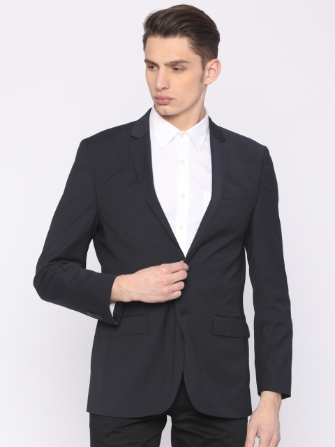 

Park Avenue Blue Single-Breasted Formal Blazer