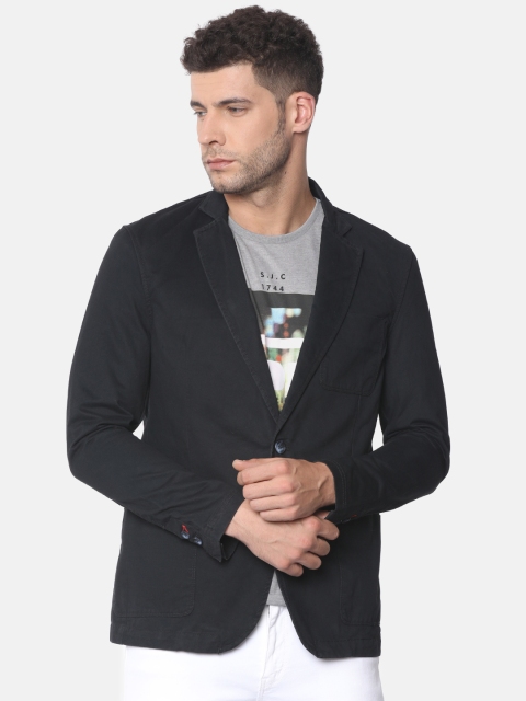 

Parx Men Black Slim Fit Casual Blazer