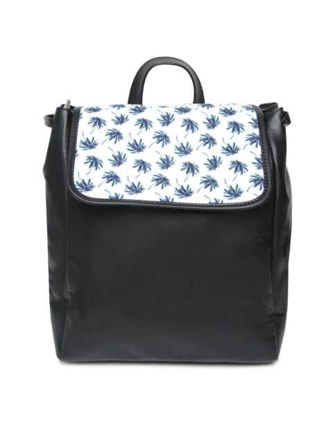 

Kanvas Katha Women Black Solid Backpack