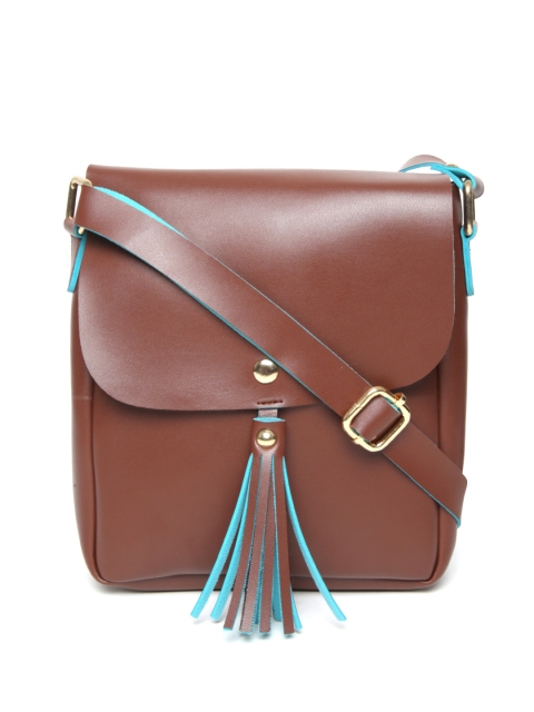 

Kanvas Katha Brown Solid Sling Bag