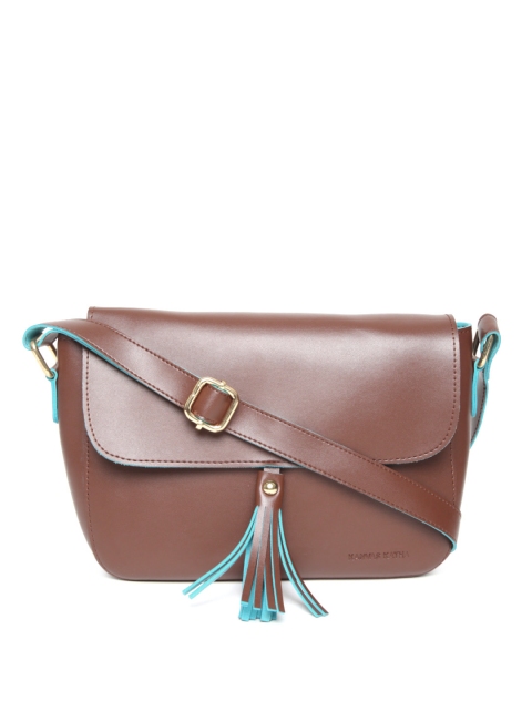

Kanvas Katha Brown Solid Sling Bag