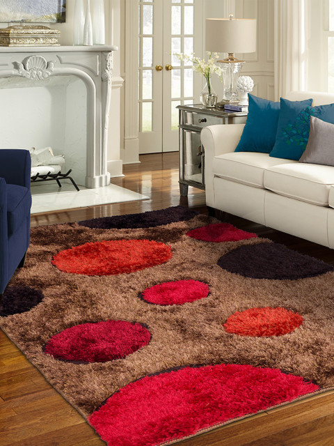 

Story@home Orange & Red Patterned Carpet