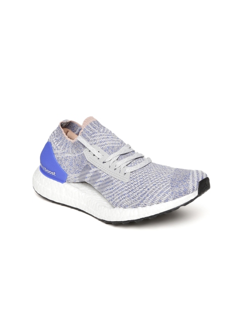 

ADIDAS Women Grey Ultraboost X Woven Design Running Shoes