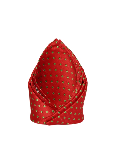 

Alvaro Castagnino Red & Green Coloured Pocket Square for Men