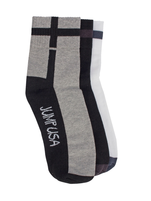 

JUMP USA Men Pack of 3 Socks, Grey