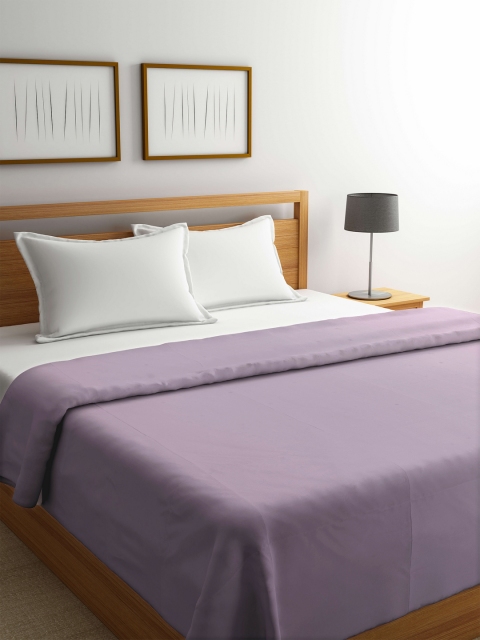 

Portico New York Purple Solid Double Bed Duvet Cover