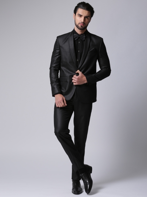 

True Blue Black Single Breasted Formal Suit