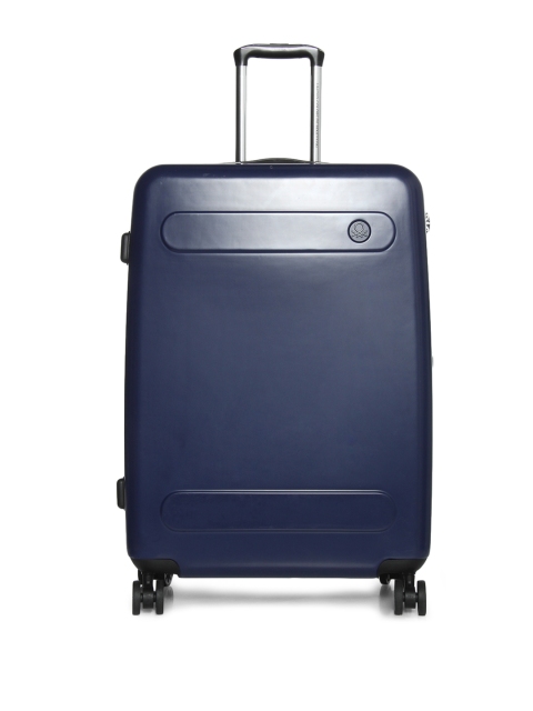 

United Colors of Benetton Unisex Navy Blue Trolley Suitcase