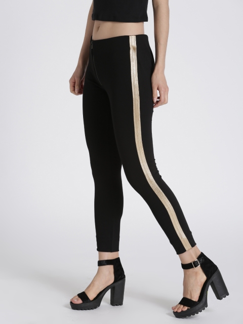 

Chemistry Women Black Solid Jegging