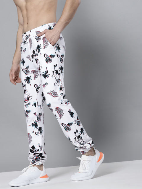 

Kook N Keech Disney Men White Printed Joggers