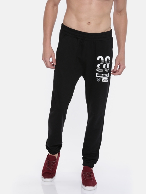 

Kook N Keech Disney Men Black Solid Straight Fit Joggers