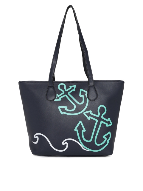 

Ginger by Lifestyle Navy Blue Printed Shoulder Bag