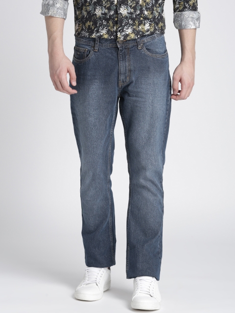 

Splash Men Navy Blue Mid-Rise Clean Look Jeans