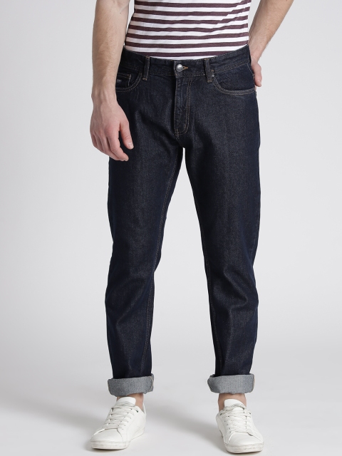 

Splash Men Navy Mid-Rise Clean Look Jeans, Navy blue