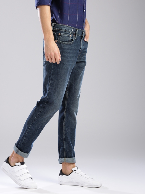 

Levis Men Blue 512 Slim Fit Low-Rise Low Distress Stretchable Jeans