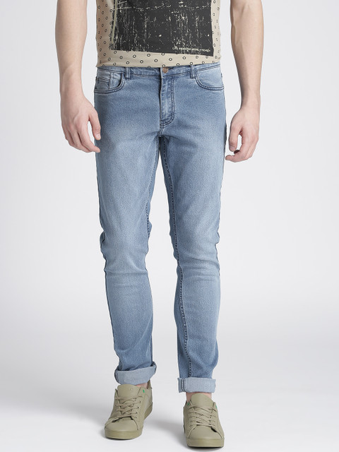 

Splash Men Blue Mid-Rise Clean Look Stretchable Jeans