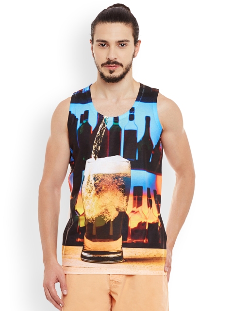 

Wear Your Mind Men Multicoloured Printed Round Neck T-shirt, Multi