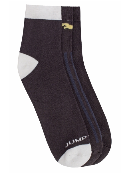 

JUMP USA Men Pack of 3 Ankle-Length Socks, Multi
