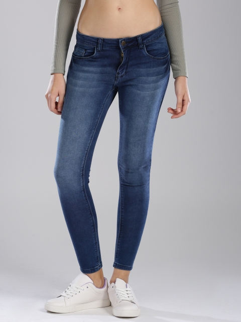 

Bossini Women Blue Slim Fit Mid-Rise Clean Look Stretchable Jeans