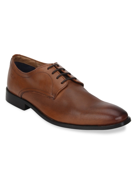 

Park Avenue Men Brown Formal Leather Derbys