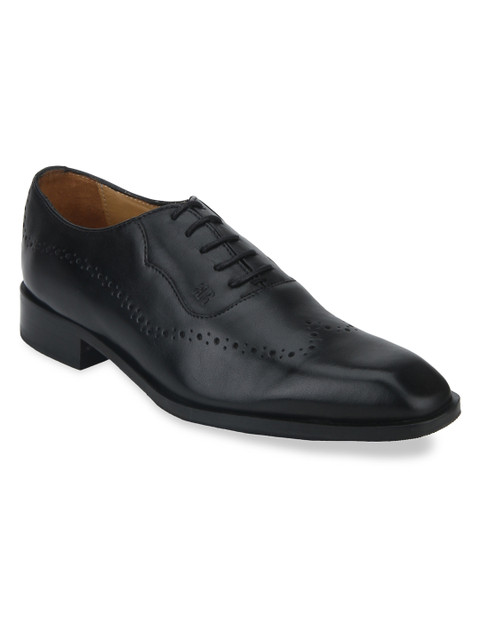 

Raymond Men Black Formal Leather Oxfords