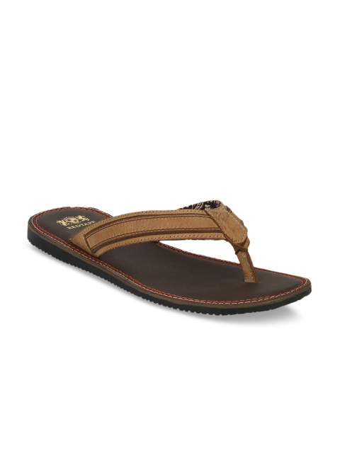 

Red Tape Men Brown Leather Fisherman Sandals