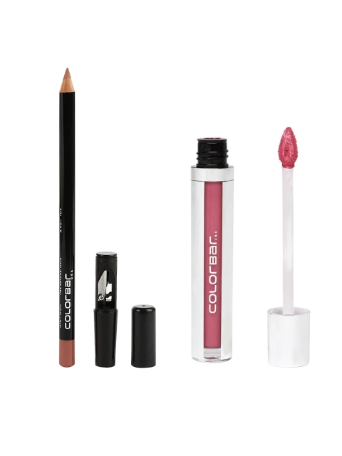 

Colorbar Pack of Lip Liner & Lipstain, Pink