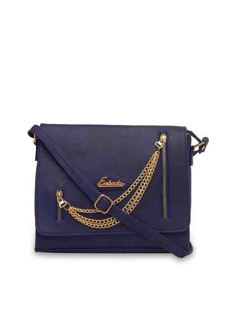 

ESBEDA Women Blue Solid Sling Bag