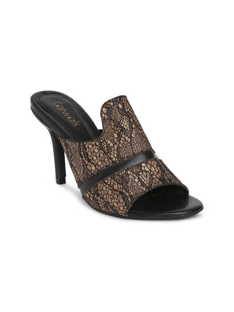 

Catwalk Women Gold-Toned Woven Design Heels