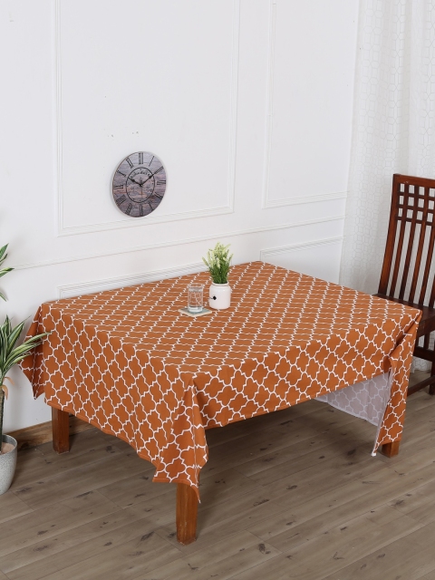 

RANGRAGE Rust Handcrafted Lemon Artistry Table Cover