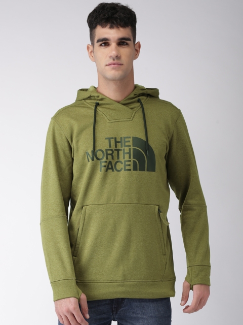 

The North Face Men Olive Printed Sweatshirt