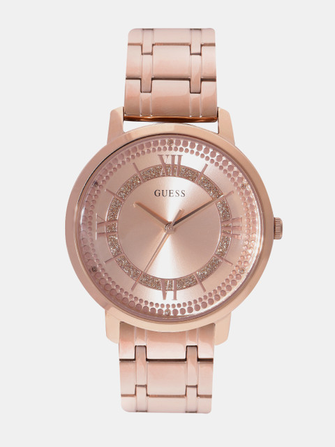 

GUESS Women Rose Gold-Toned Analogue Watch W0933L3
