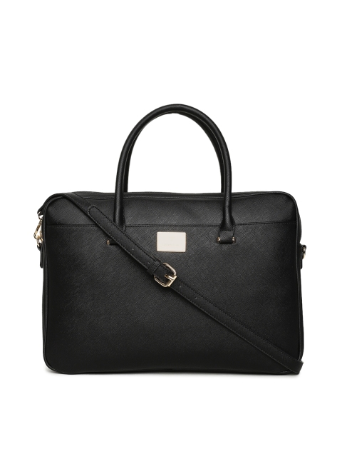 

Van Heusen Woman Black Solid Handheld Bag