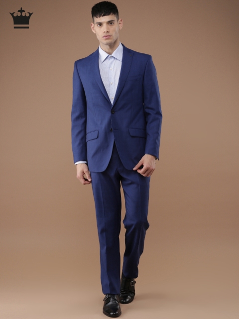 

Louis Philippe Blue Single-Breasted Ultra Fit Formal Suit