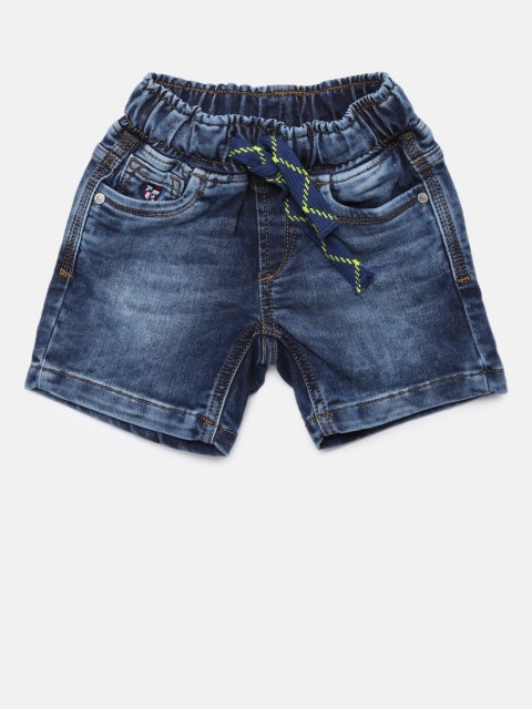 

U.S. Polo Assn. Kids Boys Blue Washed Denim Shorts