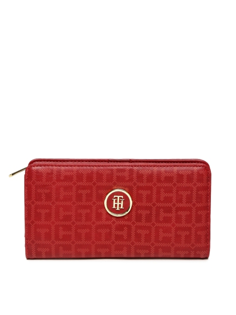 

Tommy Hilfiger Women Red Printed Two Fold Wallet