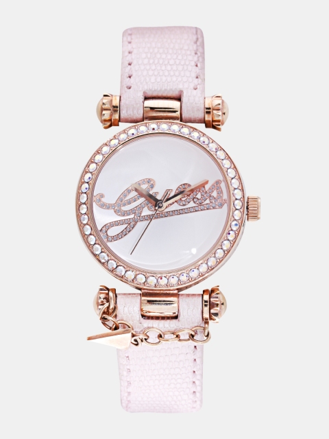 

GUESS Women Off-White Analogue Watch W0304L3_OR