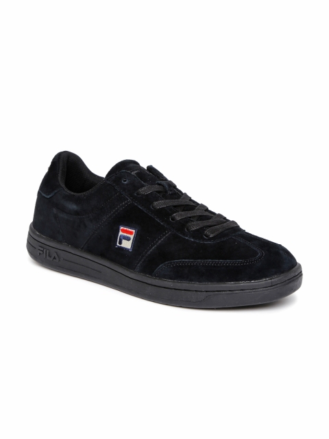 

FILA Men Black Portland Leather Sneakers