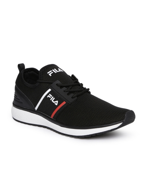 

FILA Men Black Solid Mesh Control Sneakers