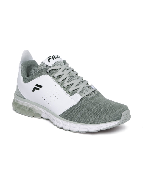 

FILA Men Grey & White SPACE Energized Running Shoes