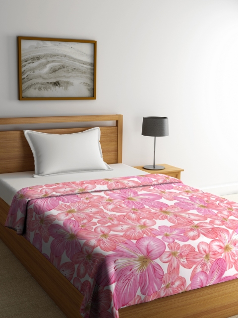 

Cortina Pink Floral Mild Winter 210 GSM Single Bed Dohar